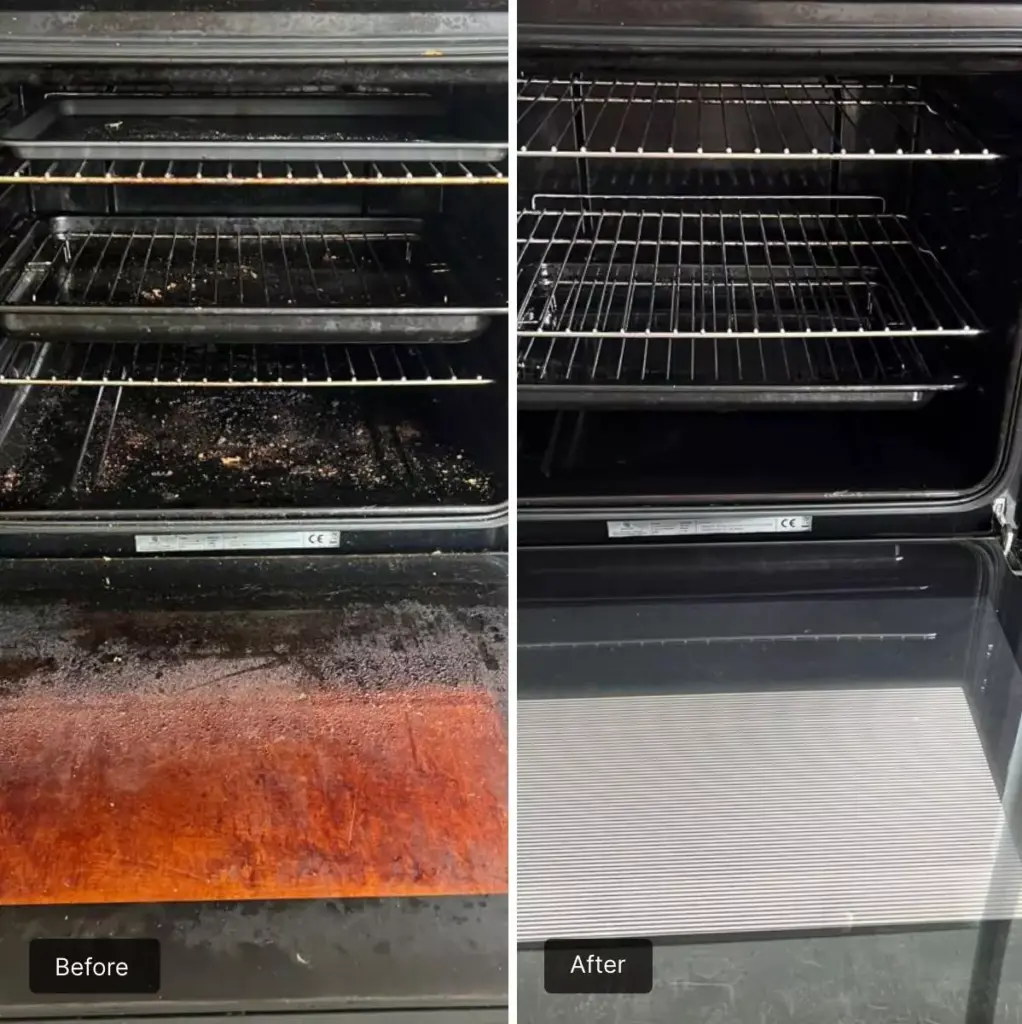Add On Services oven cleaning feature